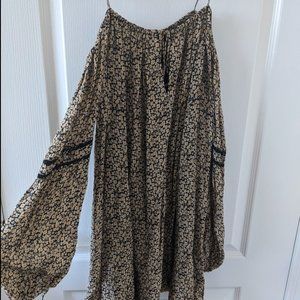 Zara Off-the-shoulder Flowy Dress - Like New